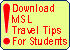 Download Free Travel Tips for Students Here